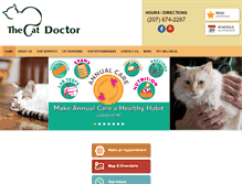 Tablet Screenshot of catdocmaine.com